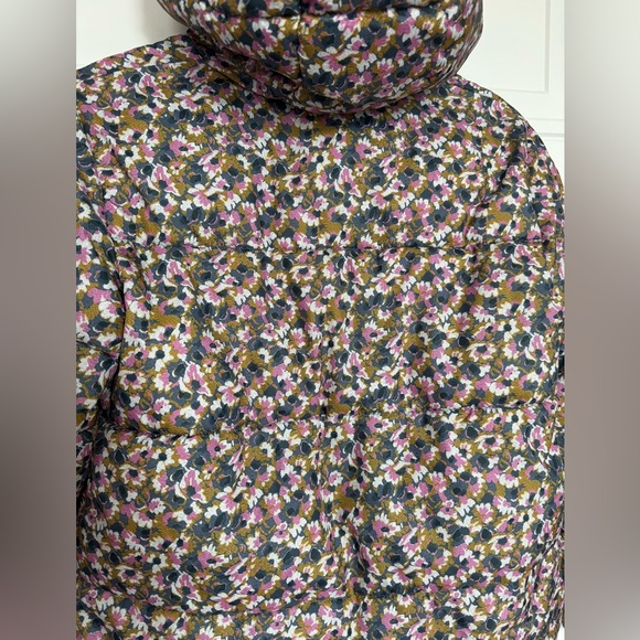 Floral Puffer Hooded Jacket - Picture 2 of 5